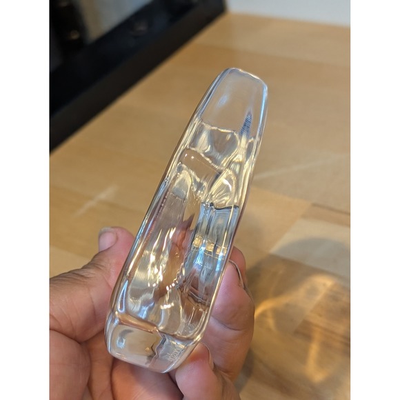 Orrefors Sweden Crystal Heart Table Clock Quartz‎ Desk Decor Valentine's Day E2 - Picture 4 of 6